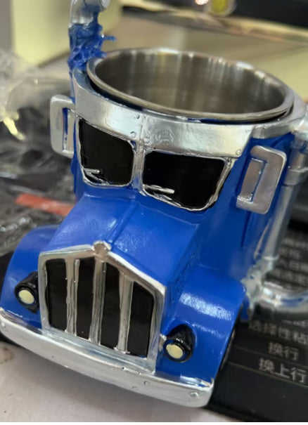 Semi-Truck-Shaped Drink Mug