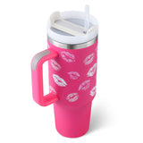 40 oz Insulated Tumbler with Handle & Straw — product image 3 of 25