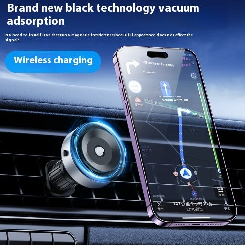 Magnetic Vacuum-Suction Car Phone Mount
