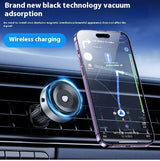 Magnetic Vacuum-Suction Car Phone Mount