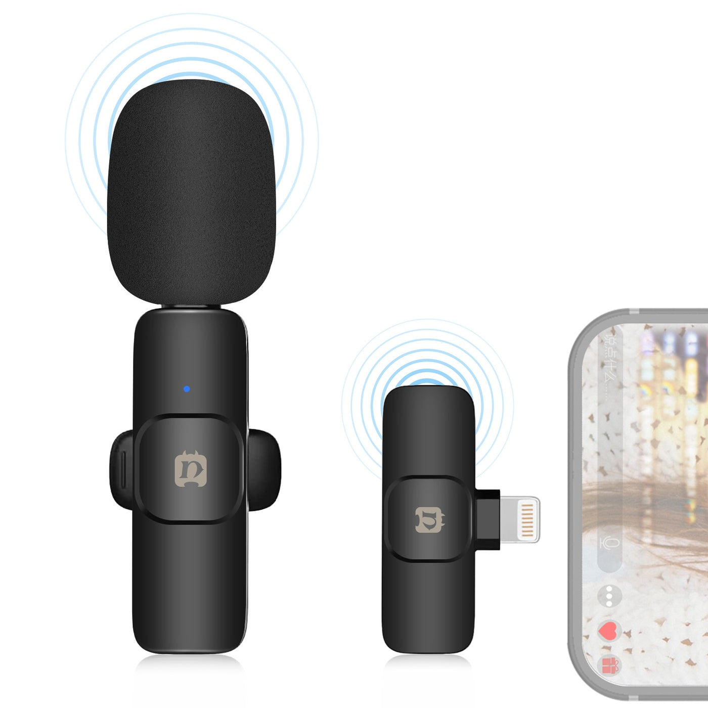 Wireless Clip-On Microphone System for USB-C or iPhone — product image 6 of 12
