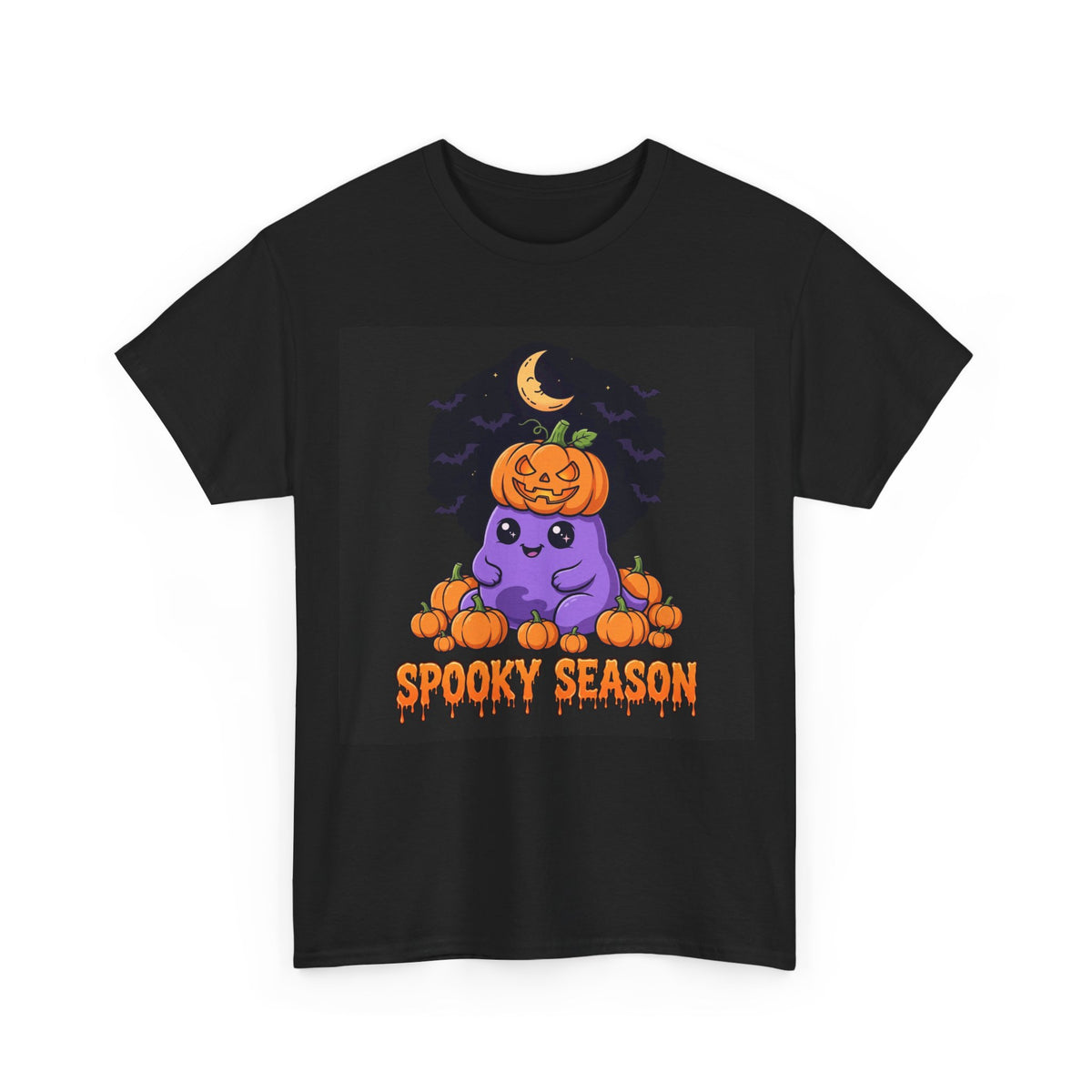 Spooky Season Halloween Purple Blob Graphic Tee