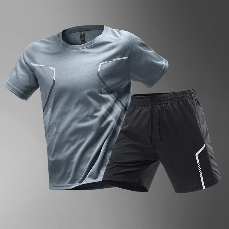 Men’s Lightweight Active T-Shirt & Shorts Set