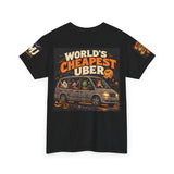 World's Cheapest Uber Halloween Tee - 5-Sided Graphic Print