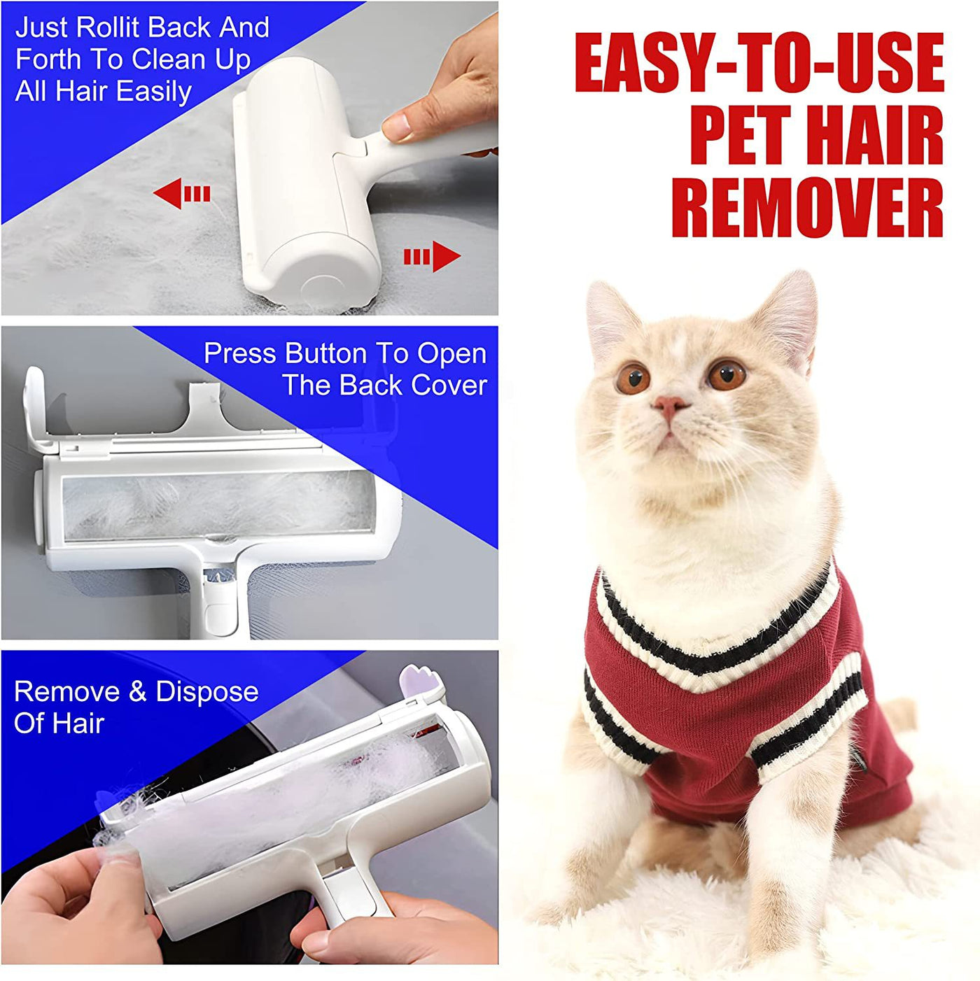 Reusable Pet Hair Remover Roller — product image 5 of 7