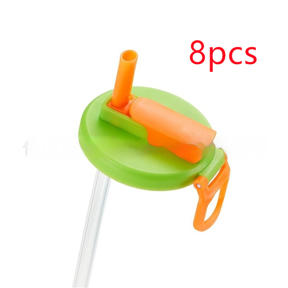 Reusable Soda Can Lid with Straw