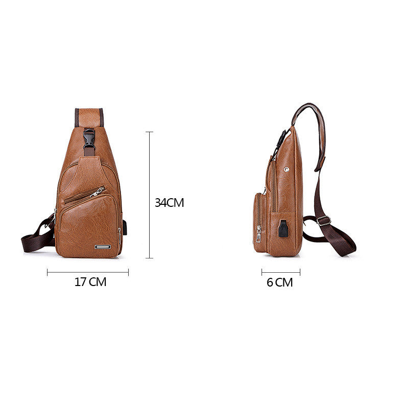 USB Charging Crossbody Chest Bag — product image 2 of 18
