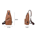 USB Charging Crossbody Chest Bag — product image 2 of 18