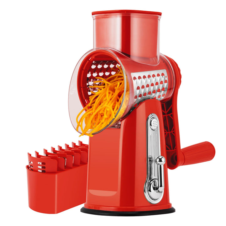 Rotary Cheese Grater with Suction Base