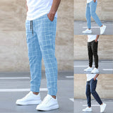 Men's casual drawstring trousers