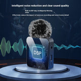 Wireless Clip-On Microphone System for USB-C or iPhone