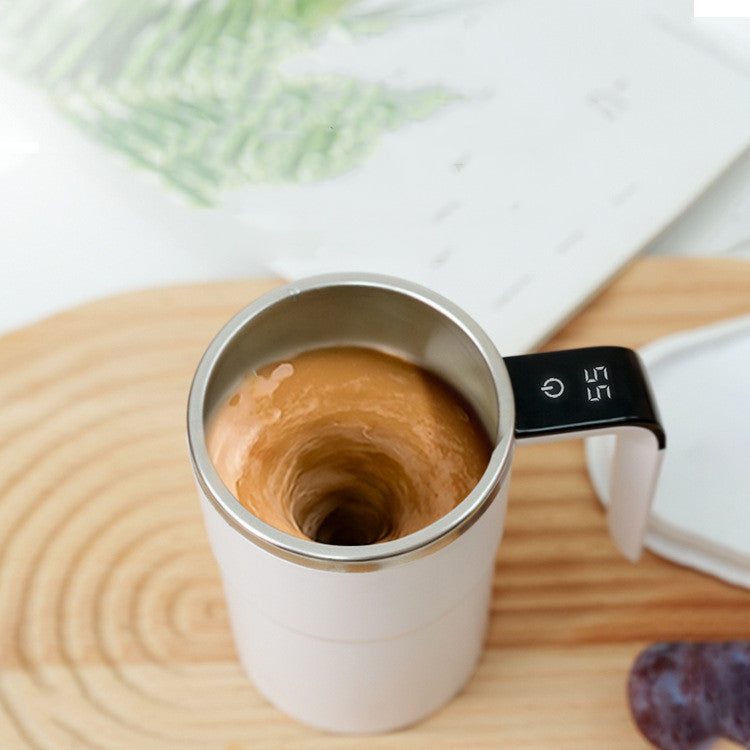 Self-Stirring Mug with Temperature Display