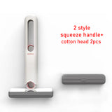 Mini Squeeze Sponge Mop & Replacement Heads