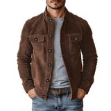 Men’s Faux-Suede Slim-Fit Jacket — product image 5 of 9