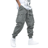 Men’s Multi-Pocket Drawstring Cargo Pants