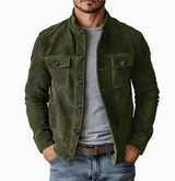 Men’s Faux-Suede Slim-Fit Jacket — product image 7 of 9