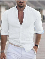 Men’s Casual Long-Sleeve Button Shirt