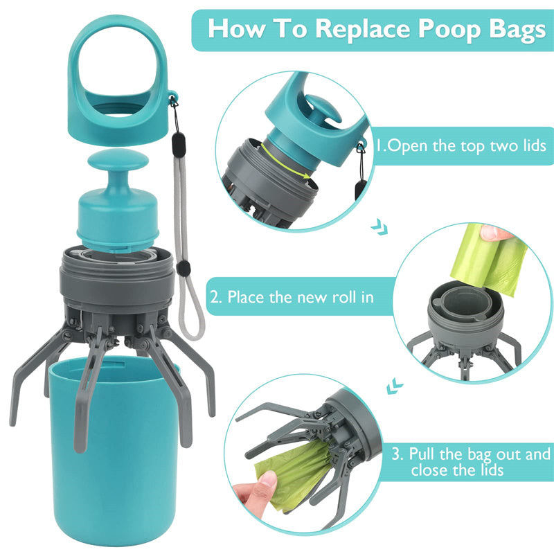 Portable Pet Waste Scooper & Bag Accessories