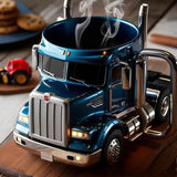 Semi-Truck-Shaped Drink Mug
