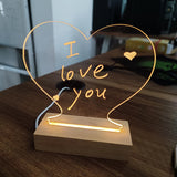 USB LED Message Board Lamp with Pen