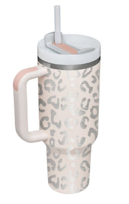 40 oz Insulated Tumbler with Handle & Straw — product image 11 of 25