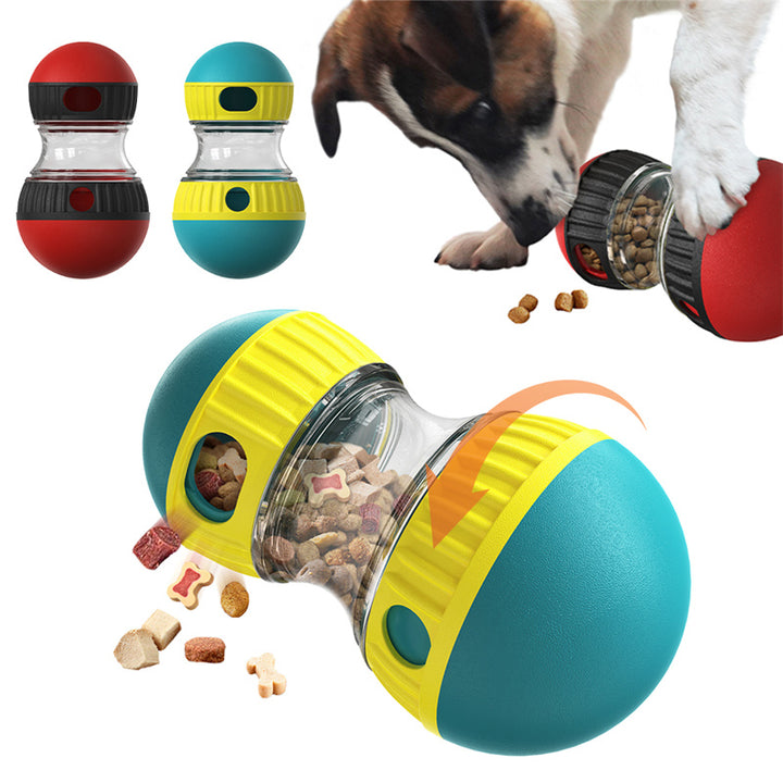 Adjustable treat-dispensing dog puzzle toy