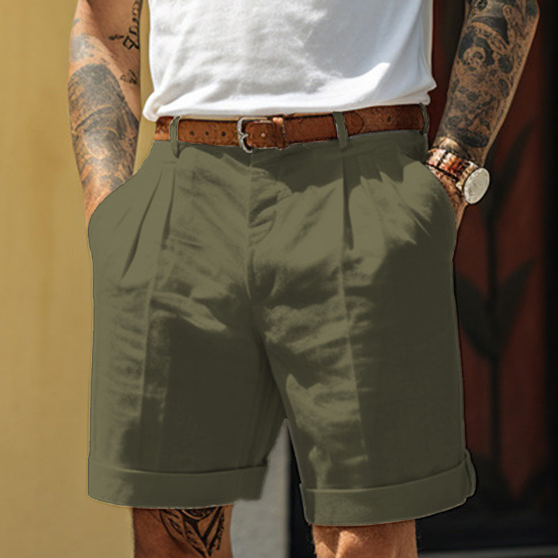 Men’s Loose-Fit Casual Shorts with Pockets
