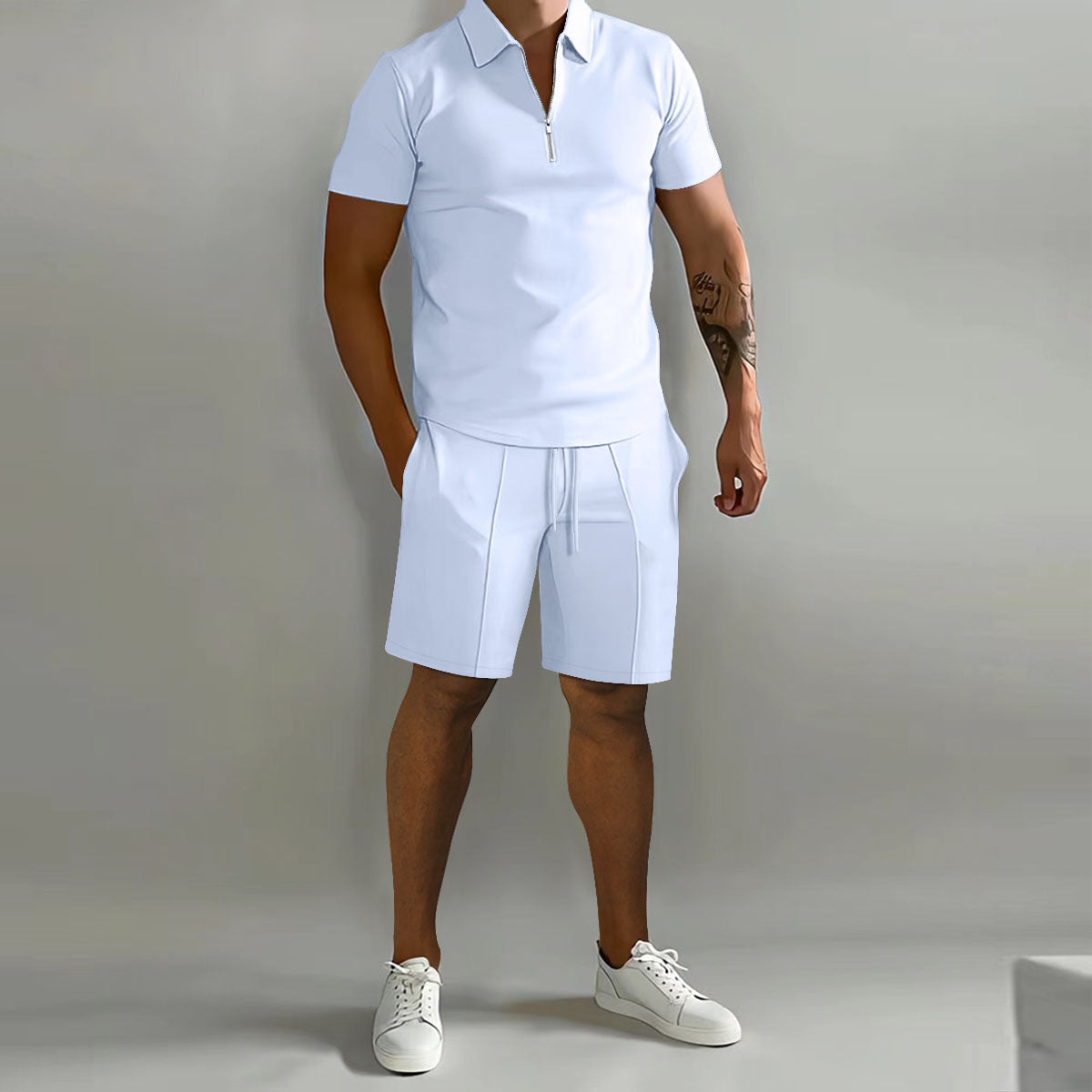 Men's Summer Polo Shirt & Shorts Set — product image 5 of 9