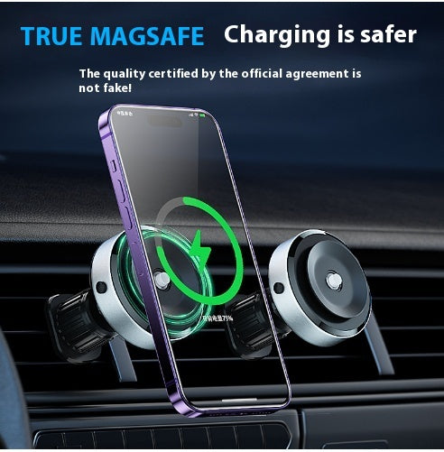 Magnetic Vacuum-Suction Car Phone Mount