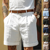 Men's loose-fit casual shorts with pockets