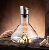 Iceberg-Style Glass Wine Decanter