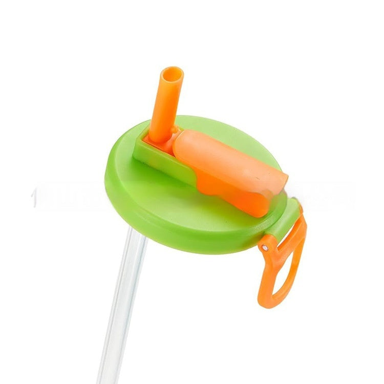 Reusable Soda Can Lid with Straw