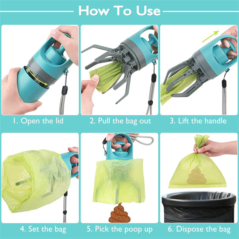 Portable Pet Waste Scooper & Bag Accessories