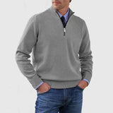 Men’s Quarter-Zip Knit Sweater