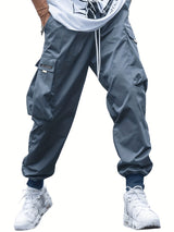 Men’s Multi-Pocket Drawstring Cargo Pants