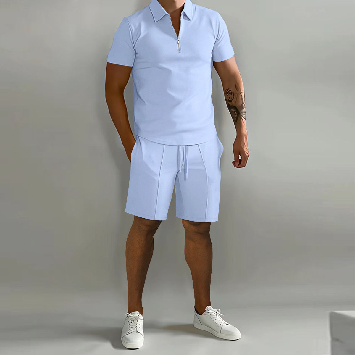 Men's Summer Polo Shirt & Shorts Set — product image 8 of 9