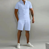 Men's Summer Polo Shirt & Shorts Set — product image 8 of 9