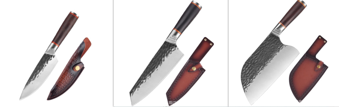 Hammered Stainless-Steel Kitchen Knife Collection — product image 15 of 16