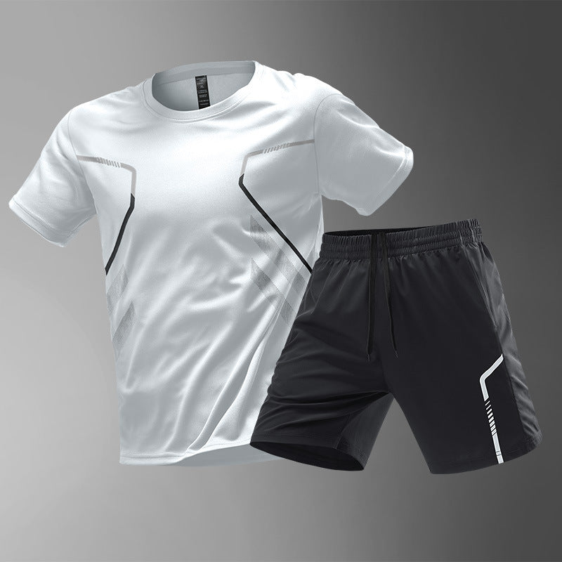 Men’s Lightweight Active T-Shirt & Shorts Set