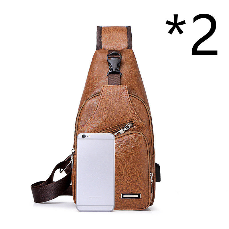 USB Charging Crossbody Chest Bag — product image 7 of 18