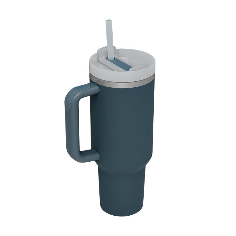 40 oz Insulated Tumbler with Handle & Straw — product image 22 of 25