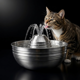 Stainless-Steel Pet Water Fountain with Filter — product image 2