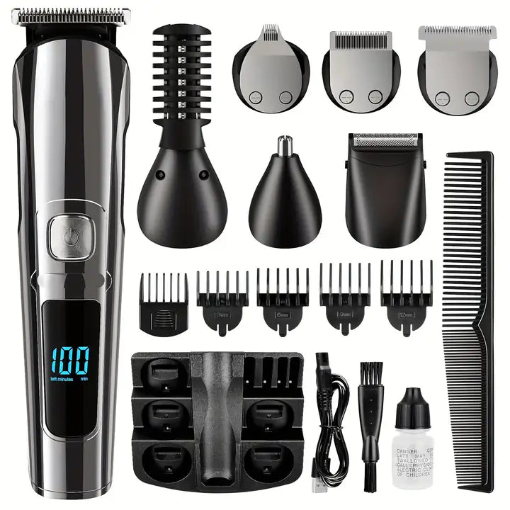 6-in-1 Electric Beard Trimmer Grooming Kit — product image 2